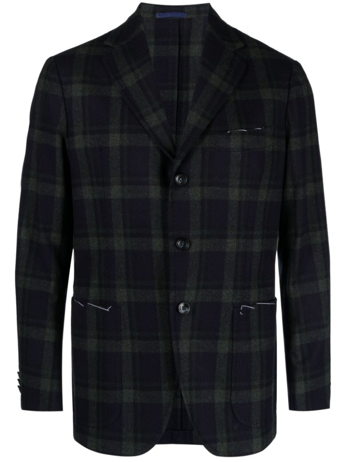 SARTORIO NAPOLI пиджак из вирджинской шерсти в клетку, серый 
SARTORIO NAPOLI пиджак из вирджинской шерсти в клетку, серый