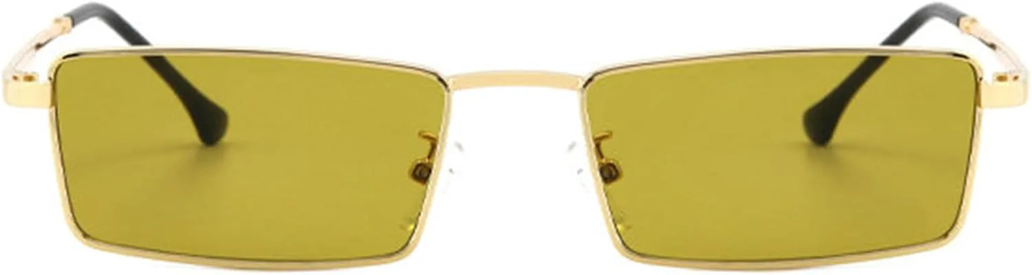 Солнцезащитные очки Willochra прямоугольной формы для женщин и мужчин, ретро, классические, квадратные, защита UV400, винтажная металлическая оправа, F27, Yellow
Солнцезащитные очки Willochra прямоугольной формы для женщин и мужчин, ретро, классические, квадратные, защита UV400, винтажная металлическая оправа, F27, Yellow