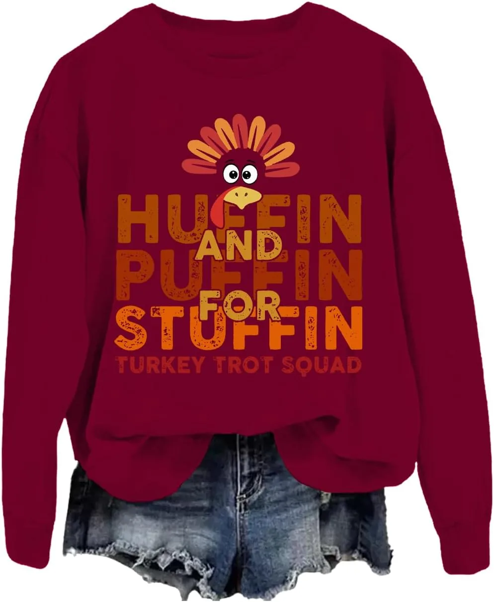 Толстовка Turkey Trot Squad с принтом Huffin And Puffin For Stuffing BTGRL
Толстовка Turkey Trot Squad с принтом Huffin And Puffin For Stuffing BTGRL