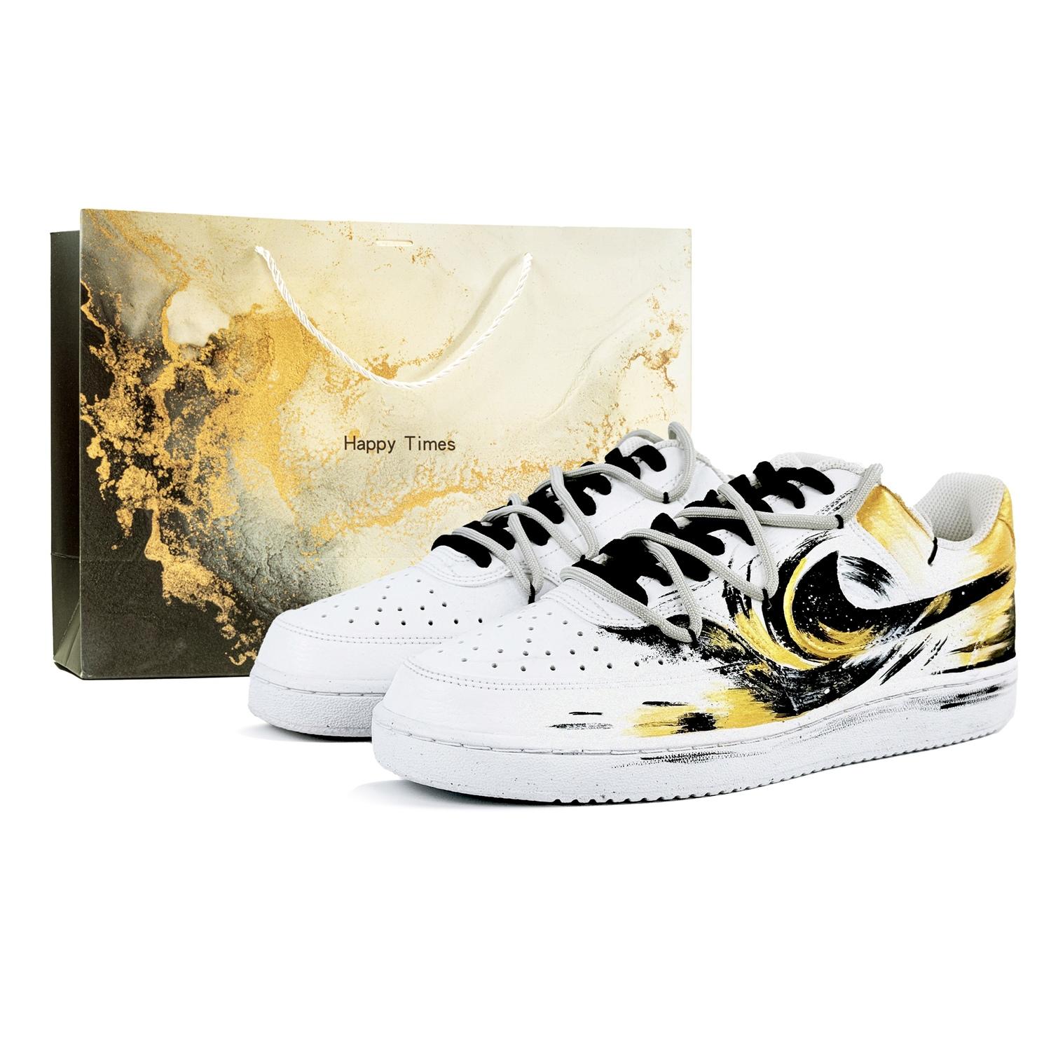 Nike Court Vision 1 Thermal Abrasion Resistant Low top Skateboard Shoes Men's Gold
Nike Court Vision 1 Thermal Abrasion Resistant Low top Skateboard Shoes Men's Gold