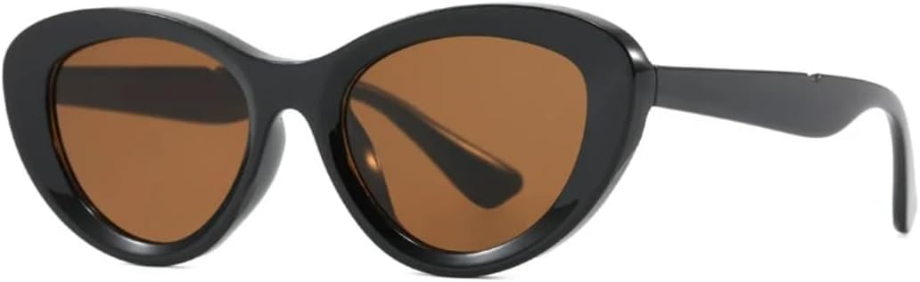 Солнцезащитные очки с защитой от УФ-излучения UV400 | Утолщенная оправа, овальная форма «кошачий глаз» | Линзы ярких цветов для занятий спортом на открытом воздухе и вождения DSVIGF, Black Brown
Солнцезащитные очки с защитой от УФ-излучения UV400 | Утолщенная оправа, овальная форма «кошачий глаз» | Линзы ярких цветов для занятий спортом на открытом воздухе и вождения DSVIGF, Black Brown