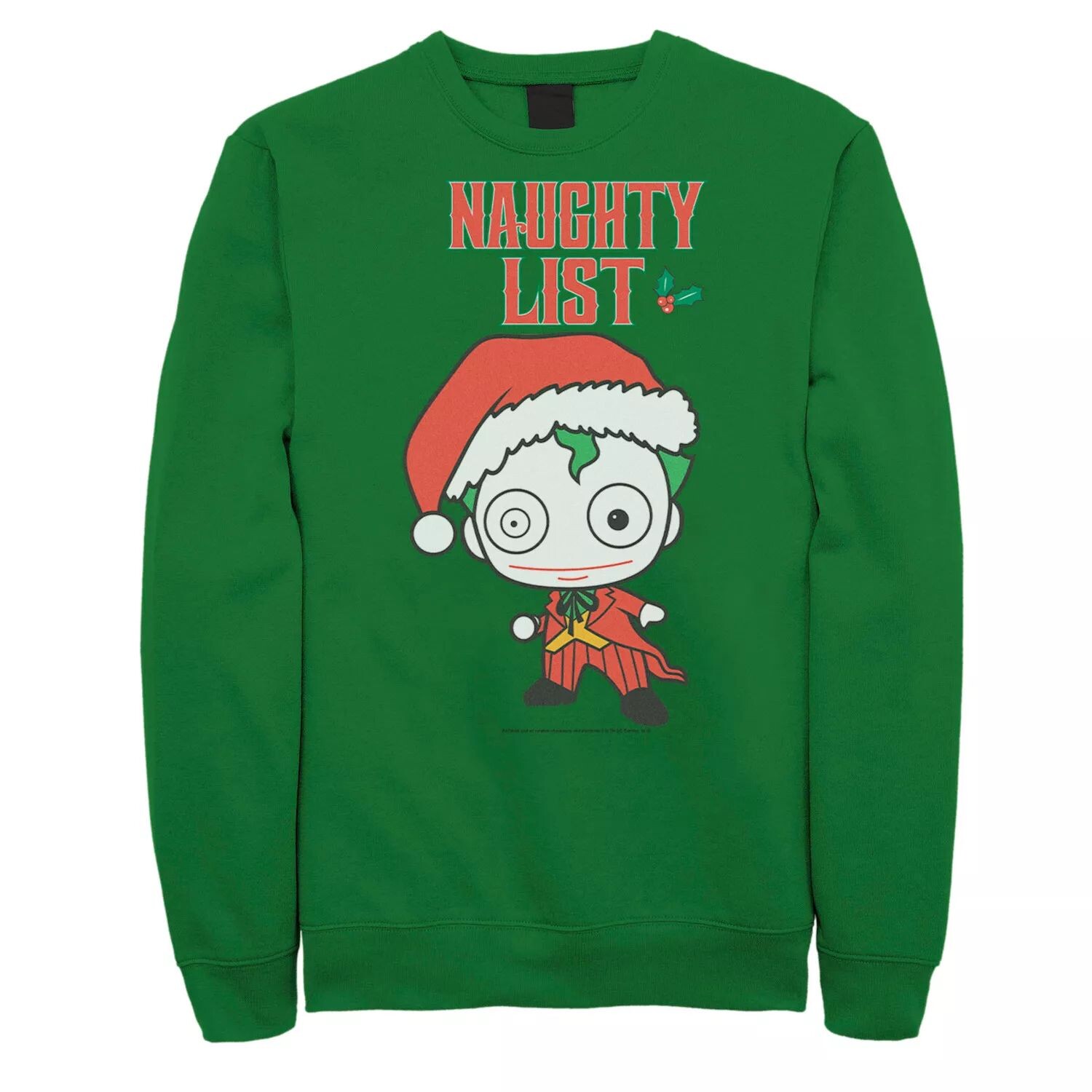 Мужской свитшот с рисунком DC Comics Batman Naughty List Joker Licensed Character
Мужской свитшот с рисунком DC Comics Batman Naughty List Joker Licensed Character