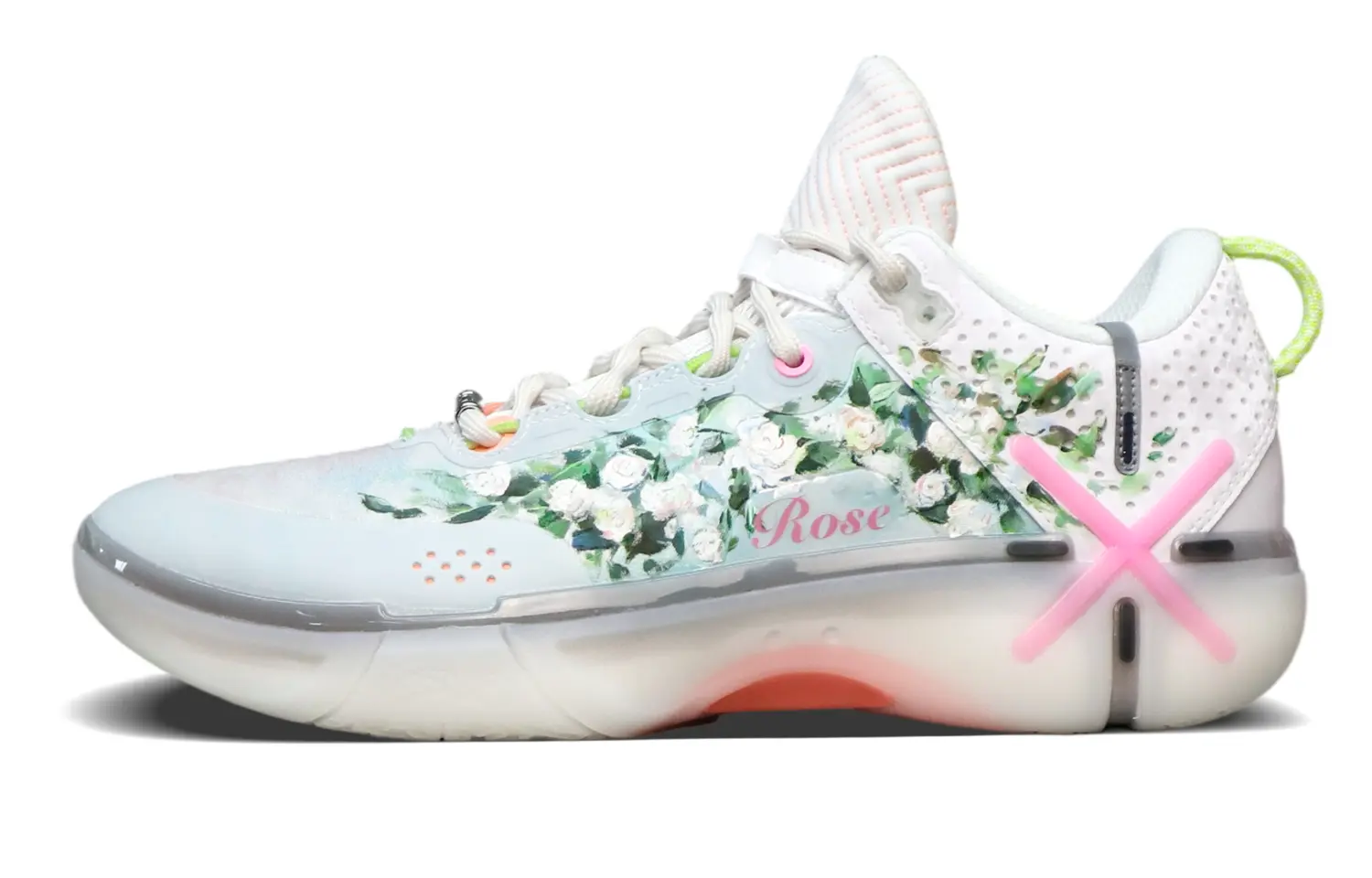 LINING ЛиНинг Воде Фантом 6 Амортизирующие Противоскользящие Антискручивающие Низкие Баскетбольные Кроссовки Мужские Бело-Зеленые, цвет White Green 
LINING ЛиНинг Воде Фантом 6 Амортизирующие Противоскользящие Антискручивающие Низкие Баскетбольные Кроссовки Мужские Бело-Зеленые, цвет White Green