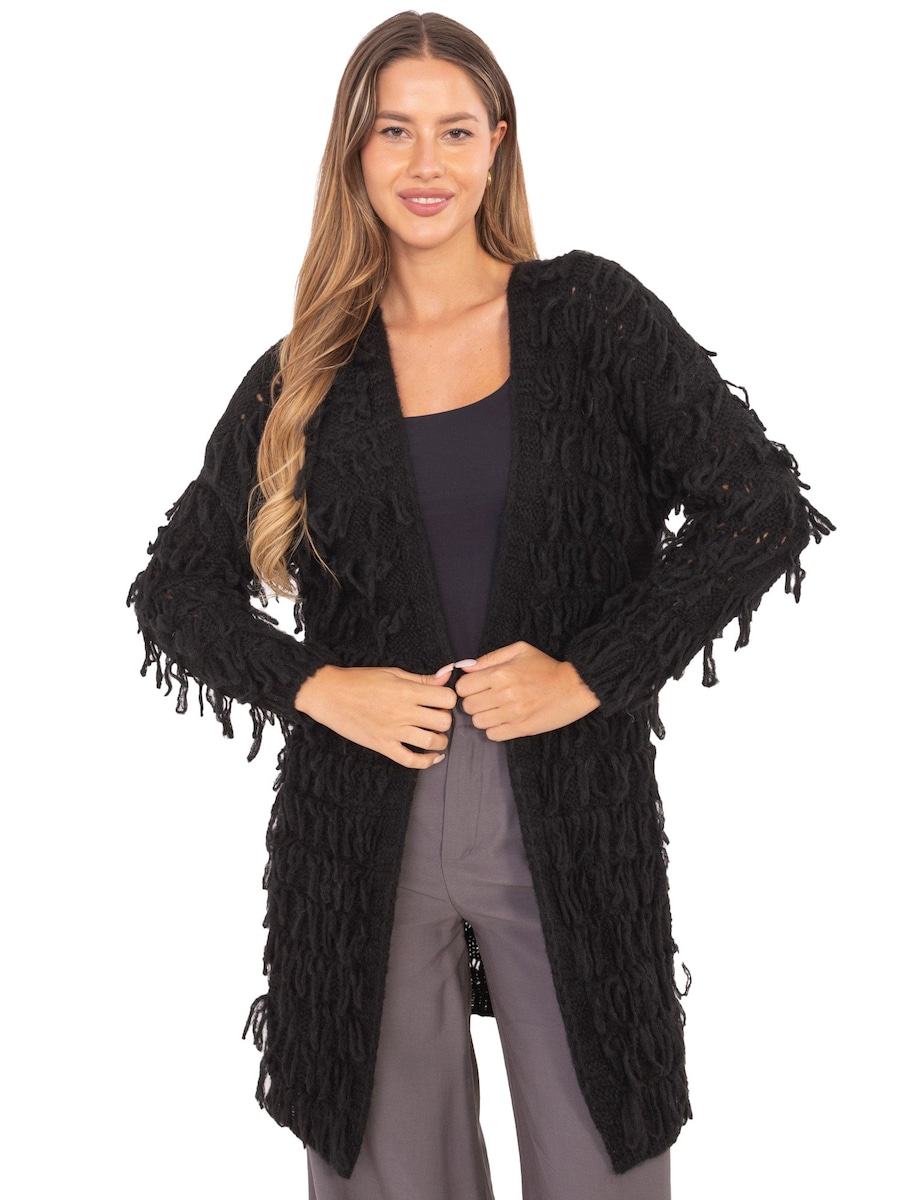 Вязаный кардиган Madnezz House 0820.85, черный
Вязаный кардиган Madnezz House 0820.85, черный