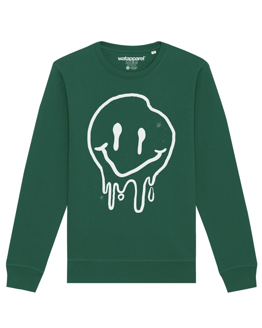 Свитер Watapparel Sweatshirt Smiley, темно-зеленый
Свитер Watapparel Sweatshirt Smiley, темно-зеленый