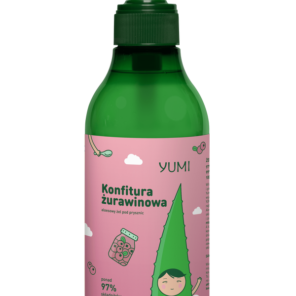 Гель для душа Алоэ с ароматом клюквенного джема, 400 мл Yumi Konfitura żurawinowa
Гель для душа Алоэ с ароматом клюквенного джема, 400 мл Yumi Konfitura żurawinowa