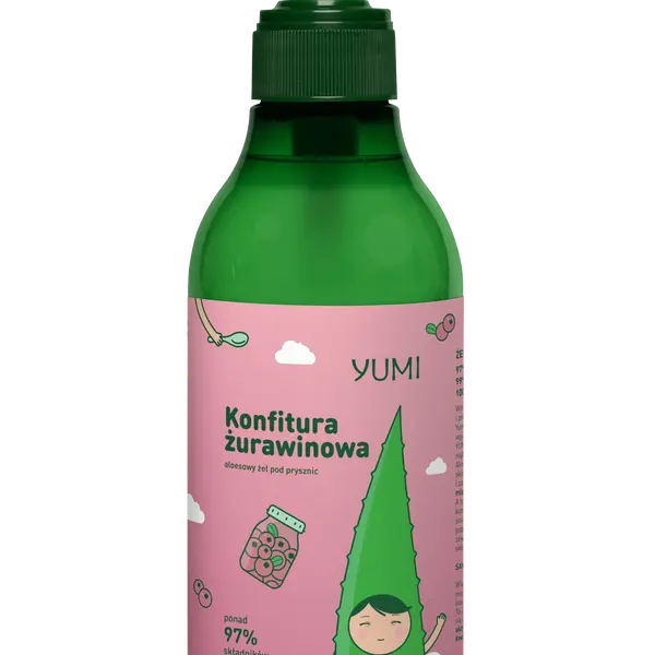 Гель для душа Алоэ с ароматом клюквенного джема, 400 мл Yumi Konfitura żurawinowa
Гель для душа Алоэ с ароматом клюквенного джема, 400 мл Yumi Konfitura żurawinowa