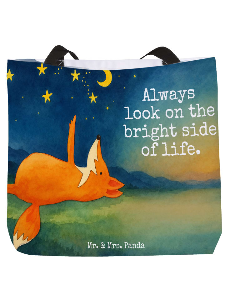 Сумка-шоппер с рисунком лисы и звезд, надписью белого цвета Mr. & Mrs. Panda
Сумка-шоппер с рисунком лисы и звезд, надписью белого цвета Mr. & Mrs. Panda