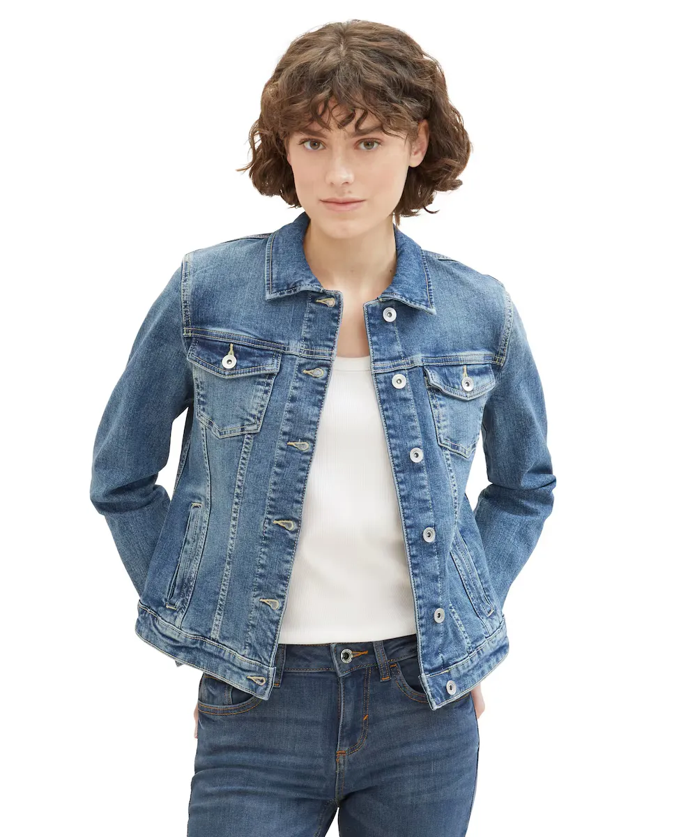 Женская джинсовая куртка с карманами Tom Tailor, синий
Женская джинсовая куртка с карманами Tom Tailor, синий