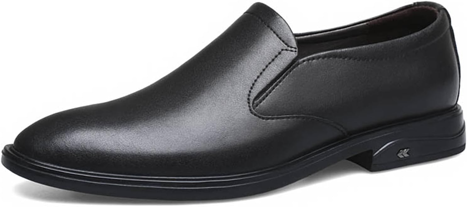 Мужские модные лоферы из натуральной кожи с заостренным носком и мягкой подошвой, износостойкие кожаные туфли бизнес-стиля, подходящие для свадеб, посещения церкви и деловых поездок Qaoterod, черный
Мужские модные лоферы из натуральной кожи с заостренным носком и мягкой подошвой, износостойкие кожаные туфли бизнес-стиля, подходящие для свадеб, посещения церкви и деловых поездок Qaoterod, черный