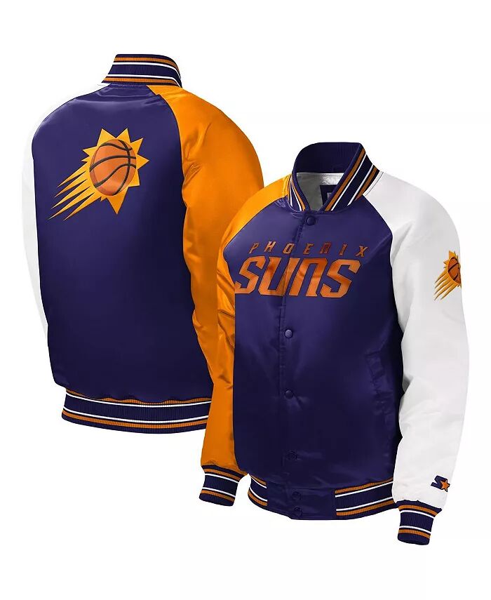 Куртка университетская фиолетовая Phoenix Suns Raglan Full-Snap для больших мальчиков и девочек Starter
Куртка университетская фиолетовая Phoenix Suns Raglan Full-Snap для больших мальчиков и девочек Starter