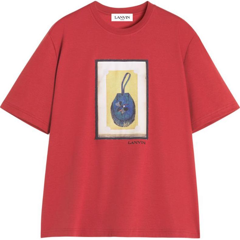 Архивный принт Классическая футболка Lanvin, Красный
Архивный принт Классическая футболка Lanvin, Красный
