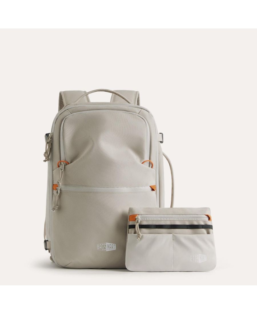 Рюкзак Faro 29L для ручной клади, цвет слоновой кости BAGSMART, Beige
Рюкзак Faro 29L для ручной клади, цвет слоновой кости BAGSMART, Beige