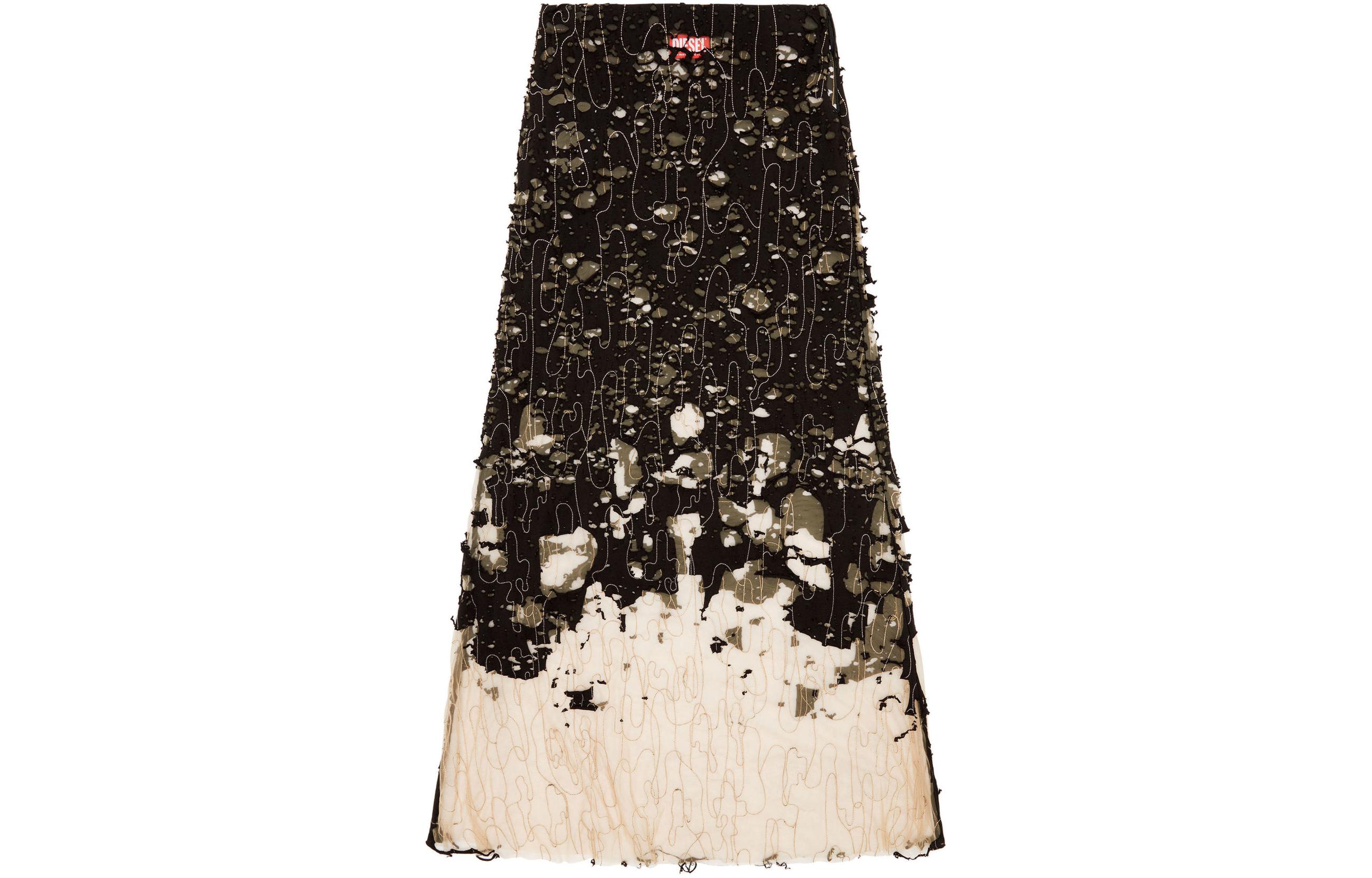 DIESEL Женская черная повседневная длинная юбка SS24
DIESEL Женская черная повседневная длинная юбка SS24