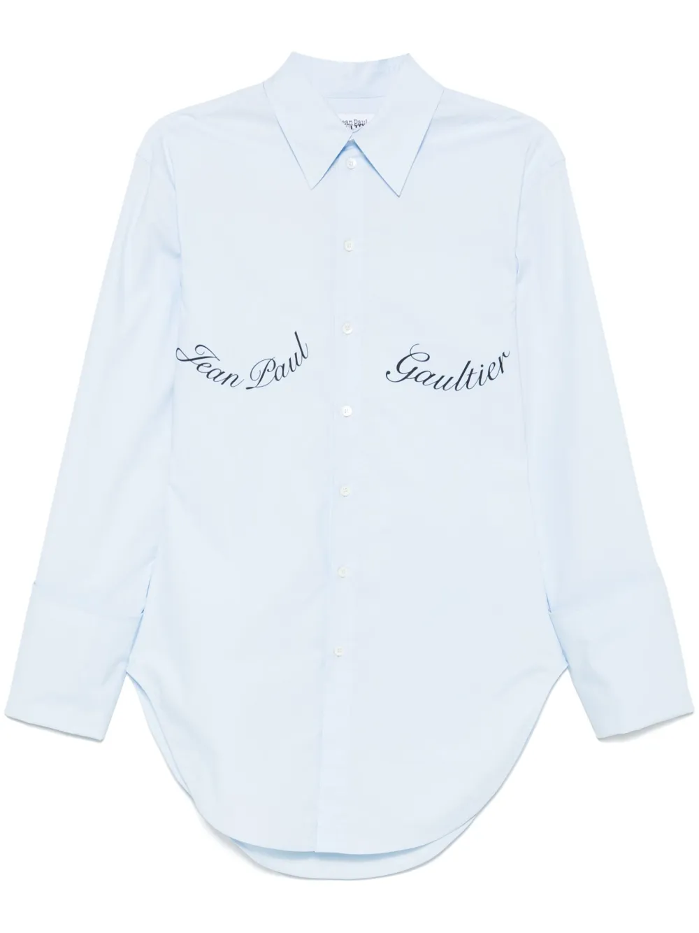 Рубашка с логотипом Jean Paul Gaultier, синий
Рубашка с логотипом Jean Paul Gaultier, синий