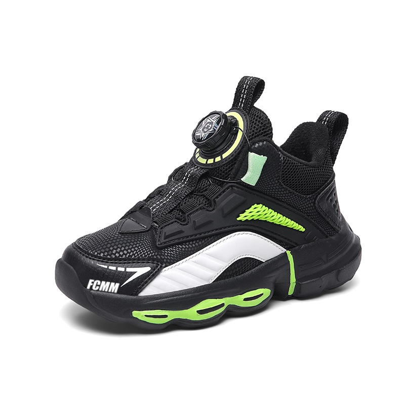 Прочные дышащие низкие повседневные кроссовки для детей FCMM, черный/зеленый
Прочные дышащие низкие повседневные кроссовки для детей FCMM, черный/зеленый