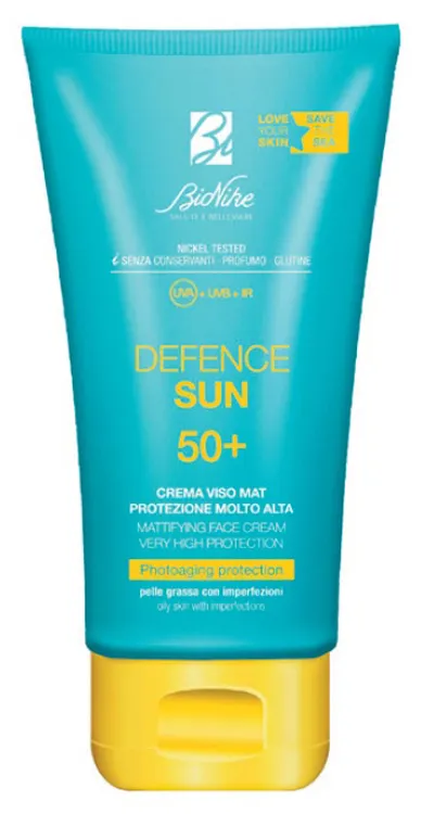 Крем для лица Bionike Defense Sun Mat SPF 50+, 50 мл, очень высокая защита
Крем для лица Bionike Defense Sun Mat SPF 50+, 50 мл, очень высокая защита