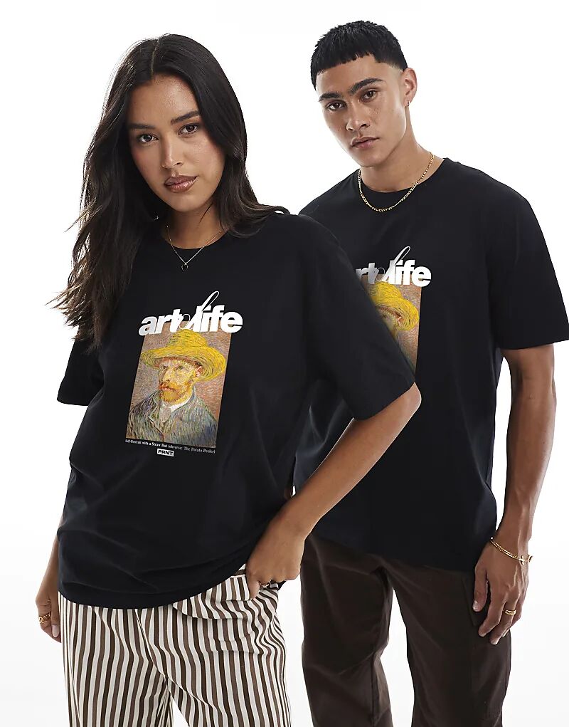 Футболка с автопортретом Ван Гога PRNT черного цвета
Футболка с автопортретом Ван Гога PRNT черного цвета