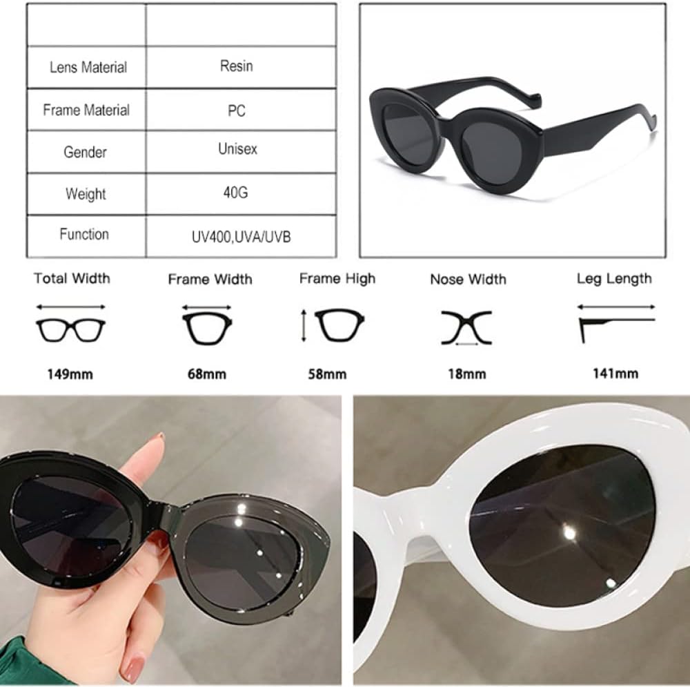 Популярные модные солнцезащитные очки большого размера «кошачий глаз» для женщин, ретро-очки с леопардовым принтом, солнцезащитные очки UV400 для мужчин, трендовые овальные солнцезащитные очки generic, Red Gray Gradient
Популярные модные солнцезащитные очки большого размера «кошачий глаз» для женщин, ретро-очки с леопардовым принтом, солнцезащитные очки UV400 для мужчин, трендовые овальные солнцезащитные очки generic, Red Gray Gradient