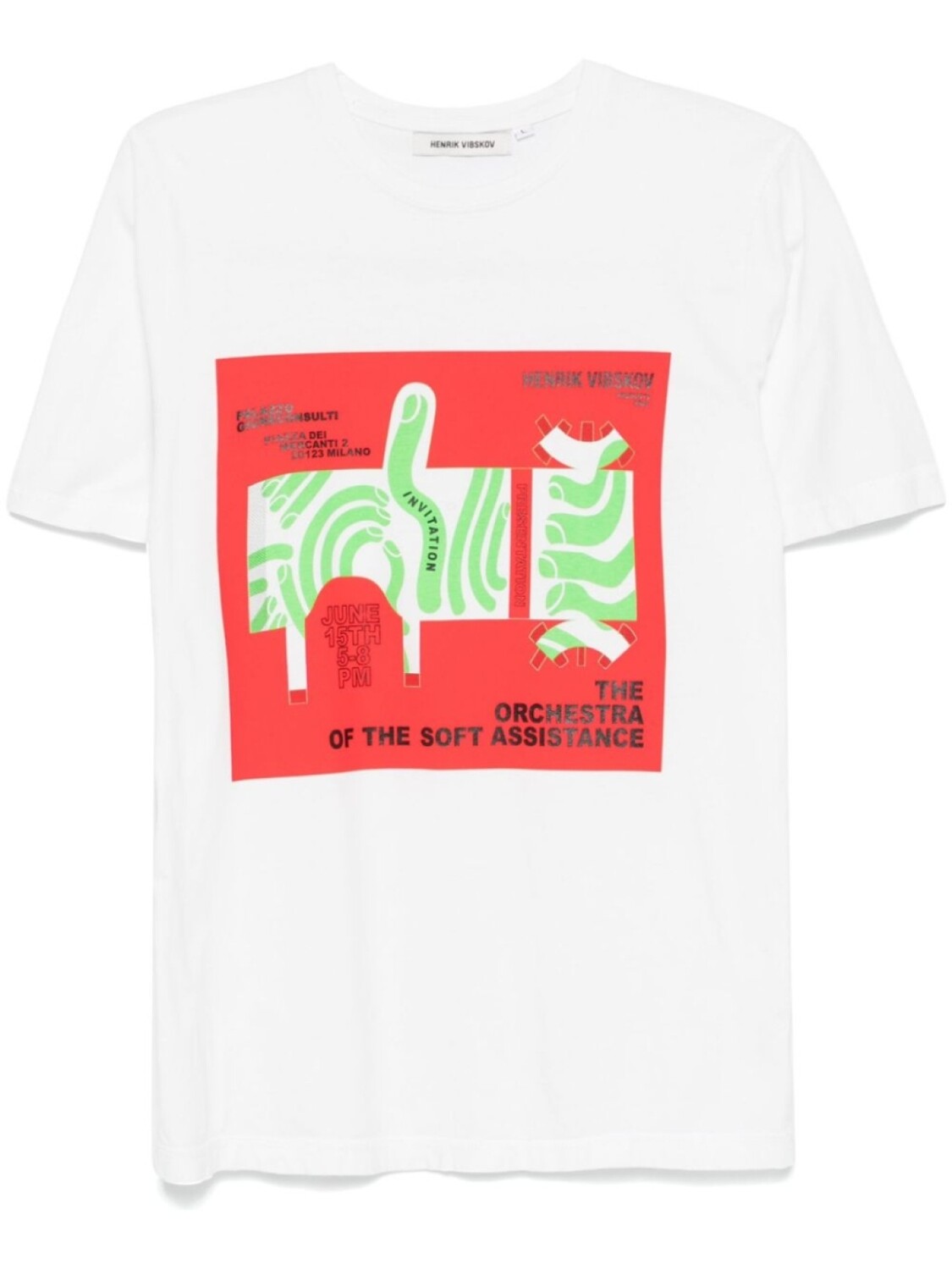 Henrik Vibskov футболка The Orchestra, белый
Henrik Vibskov футболка The Orchestra, белый