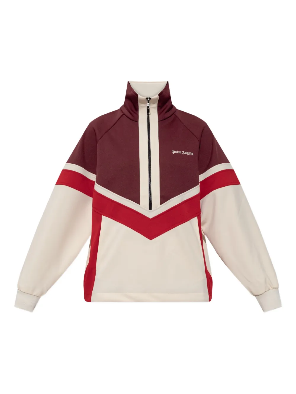 Вязаное изделие на молнии с узором "шеврон" Palm Angels, красный
Вязаное изделие на молнии с узором "шеврон" Palm Angels, красный