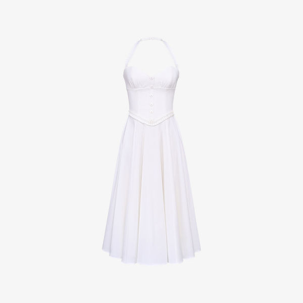 Платье джинсовое House Of Cb Georgie с цветочным принтом, белый
Платье джинсовое House Of Cb Georgie с цветочным принтом, белый