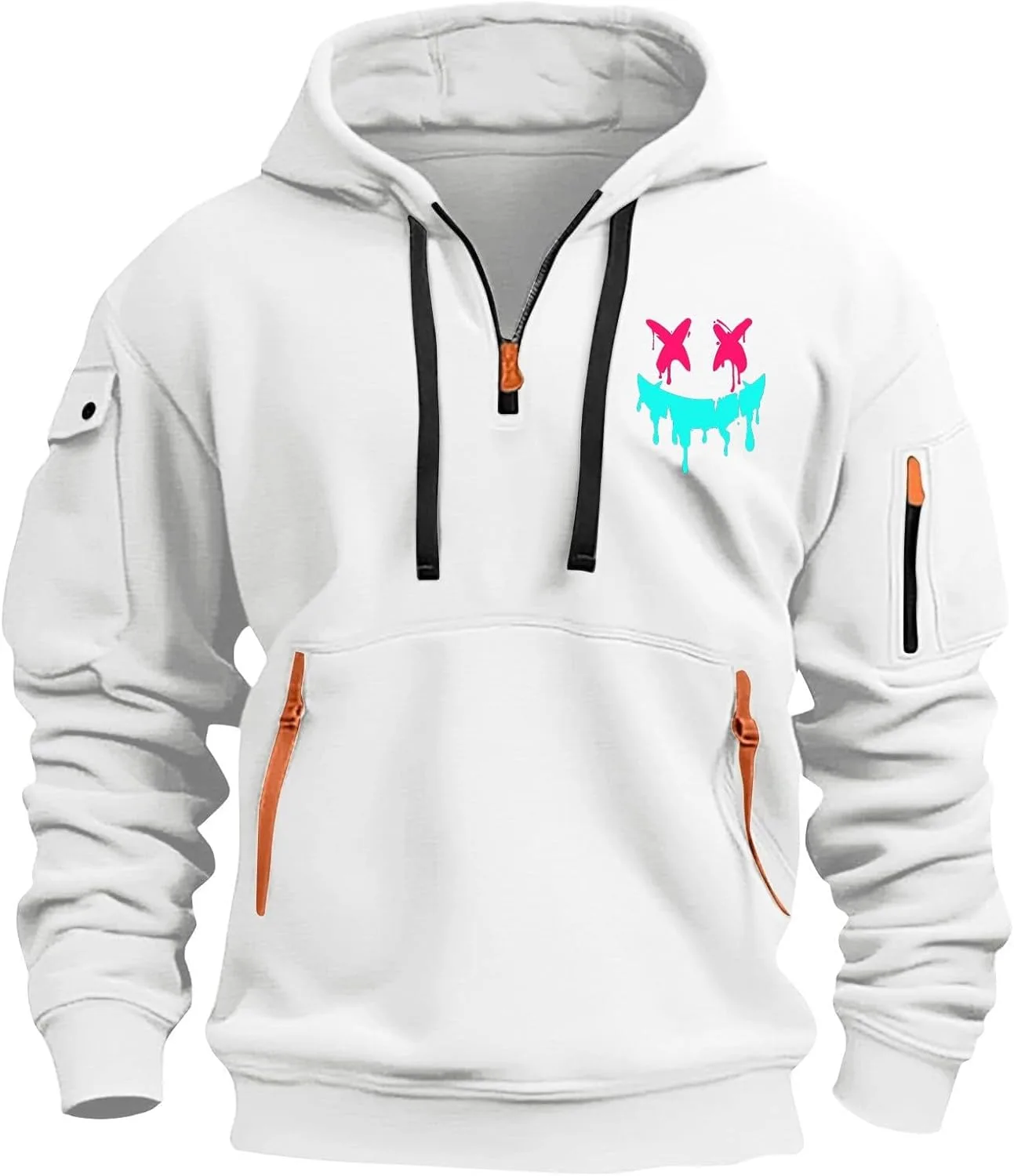 Мужская толстовка с капюшоном на флисе, с длинным рукавом и карманами Cheyubny
Мужская толстовка с капюшоном на флисе, с длинным рукавом и карманами Cheyubny