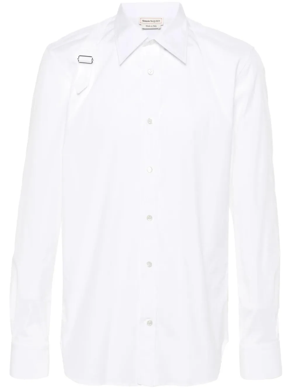 Рубашка с ремешками Alexander McQueen, белый
Рубашка с ремешками Alexander McQueen, белый