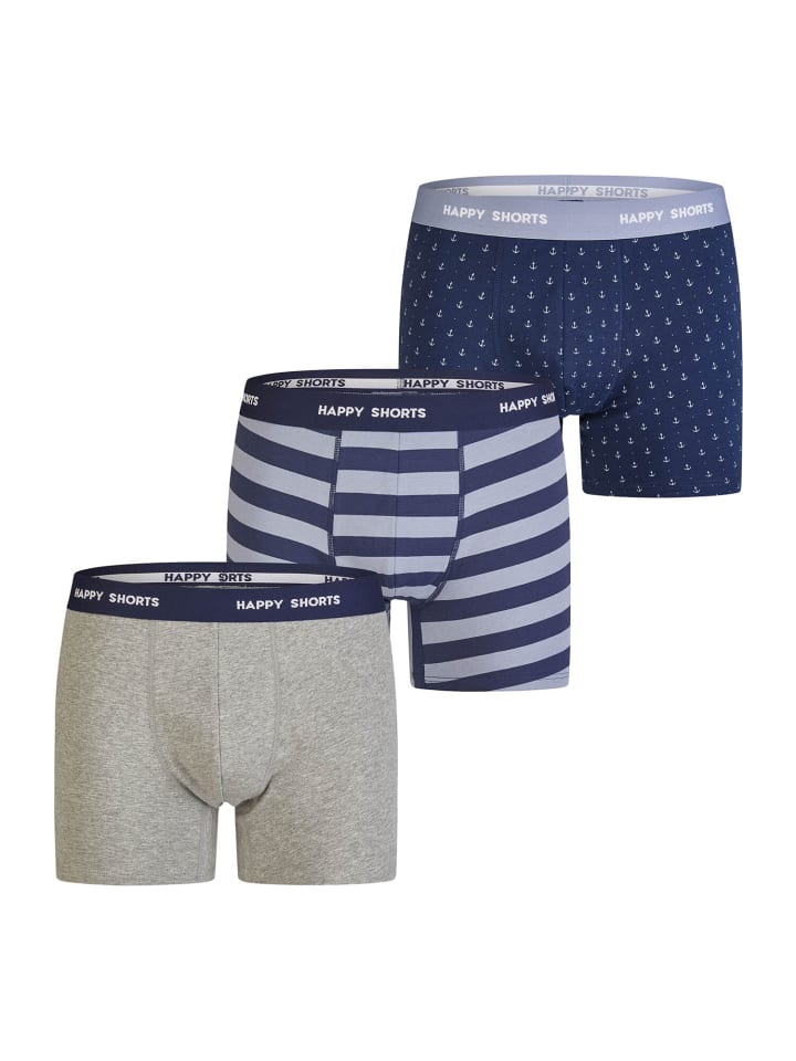 Боксерские трусы Happy Shorts, цвет grey-anchor-stripe
Боксерские трусы Happy Shorts, цвет grey-anchor-stripe