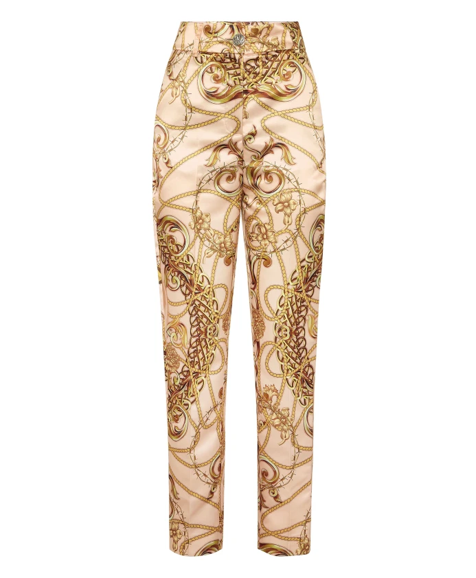 Новые брюки в стиле барокко Philipp Plein, бежевый
Новые брюки в стиле барокко Philipp Plein, бежевый