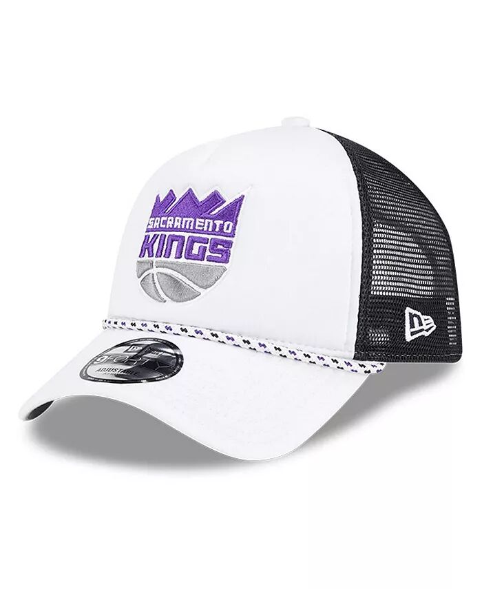 Мужская белая/черная спортивная пенная кепка водителя грузовика Sacramento Kings Court Sport Foam A-Frame 9FORTY Adjustable New Era
Мужская белая/черная спортивная пенная кепка водителя грузовика Sacramento Kings Court Sport Foam A-Frame 9FORTY Adjustable New Era