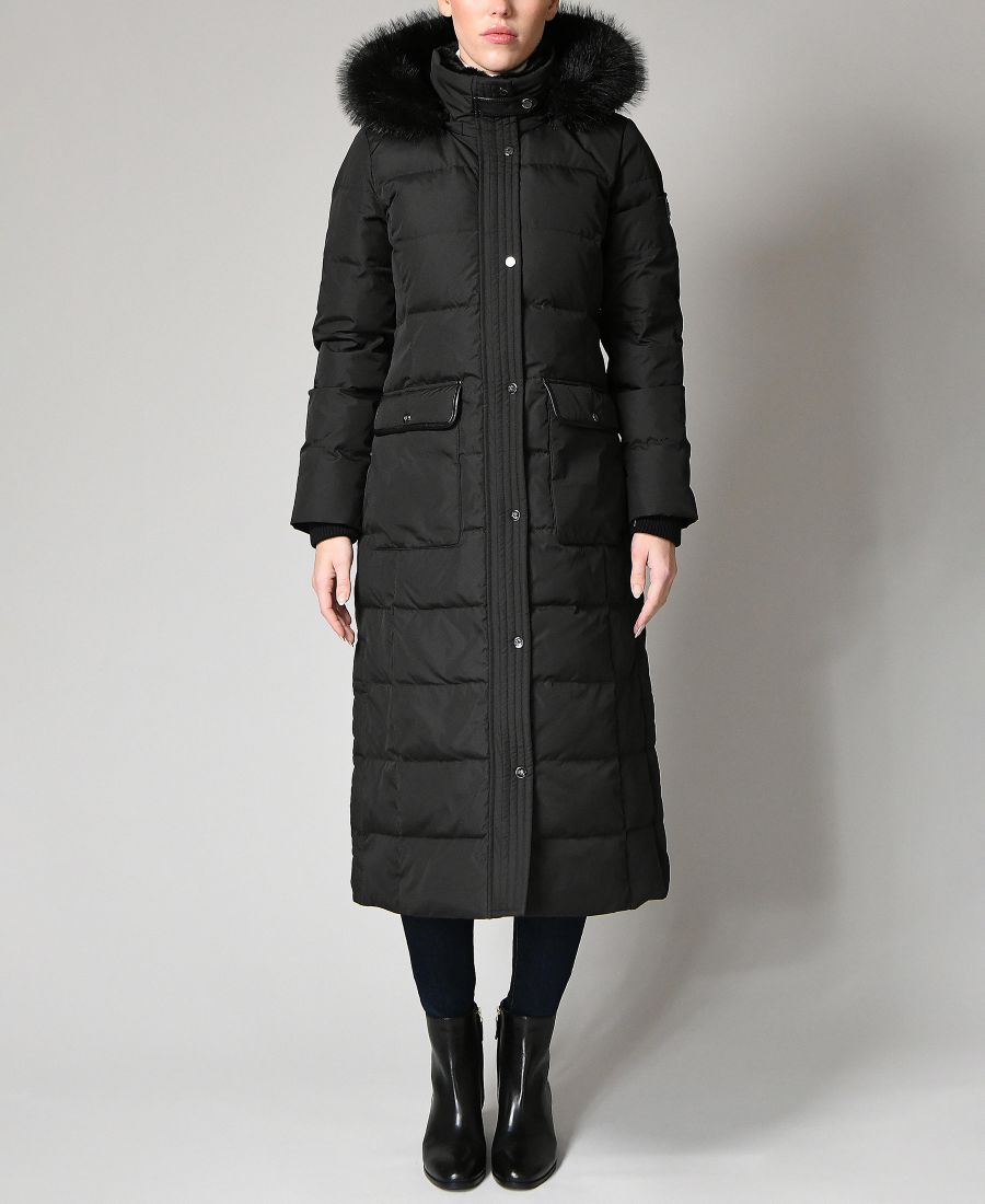 Женское длинное пуховое пальто с отделкой из искусственного меха Lauren Ralph Lauren, Black
Женское длинное пуховое пальто с отделкой из искусственного меха Lauren Ralph Lauren, Black