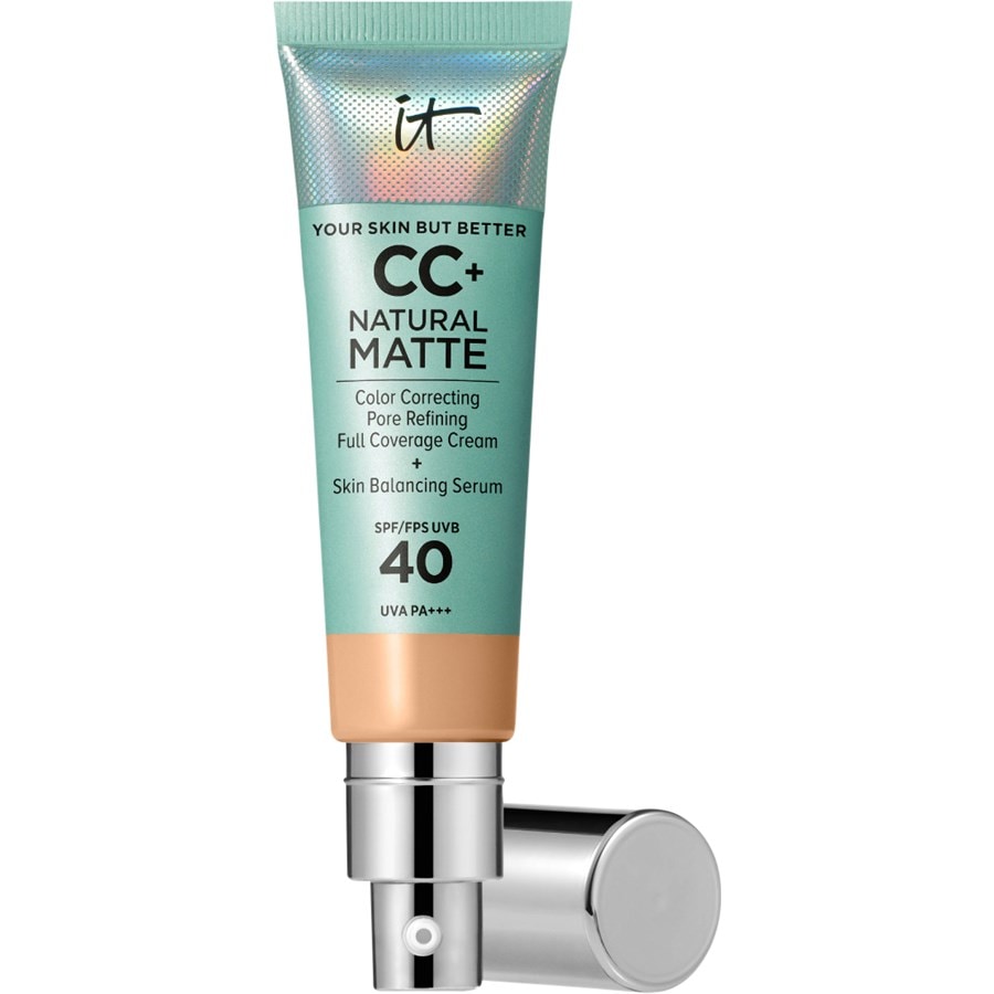 Тональная основа it Cosmetics Your Skin But Better CC+ Cream Natural Matte SPF 40, Medium / 32 ml
Тональная основа it Cosmetics Your Skin But Better CC+ Cream Natural Matte SPF 40, Medium / 32 ml
