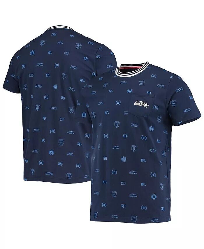 Мужская темно-синяя футболка с карманами Seattle Seahawks Essential Tommy Hilfiger
Мужская темно-синяя футболка с карманами Seattle Seahawks Essential Tommy Hilfiger