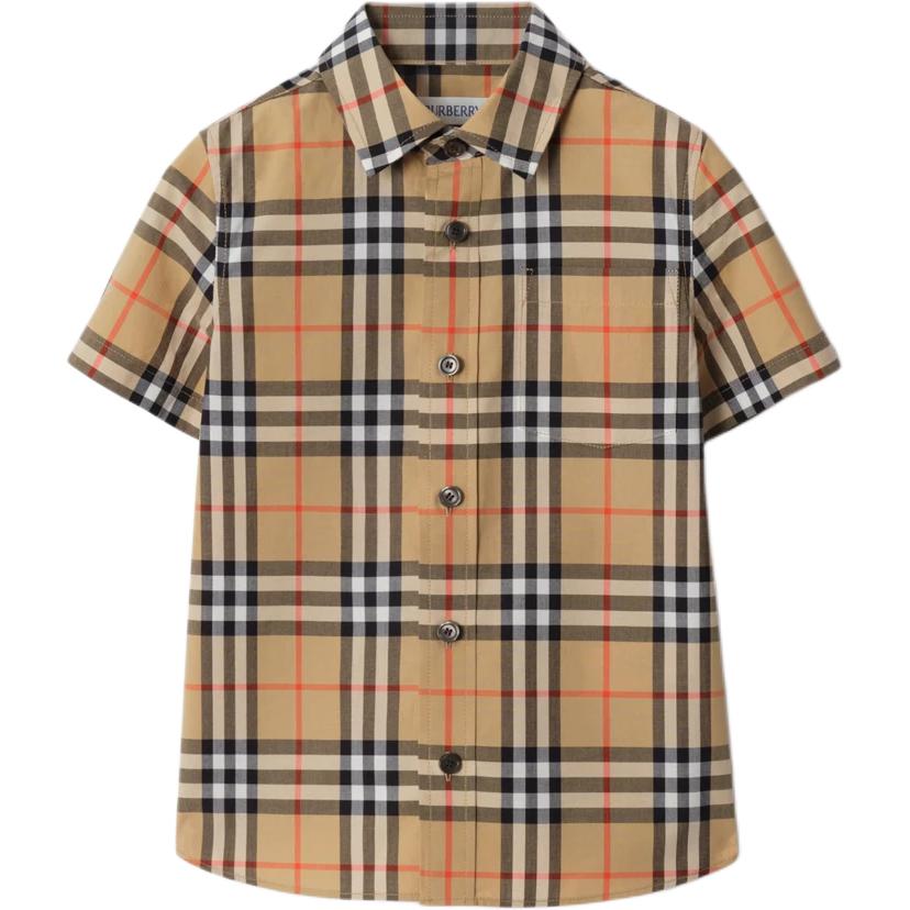 Детские повседневные рубашки с острым воротником средней высоты Burberry, sandy бежевый
Детские повседневные рубашки с острым воротником средней высоты Burberry, sandy бежевый