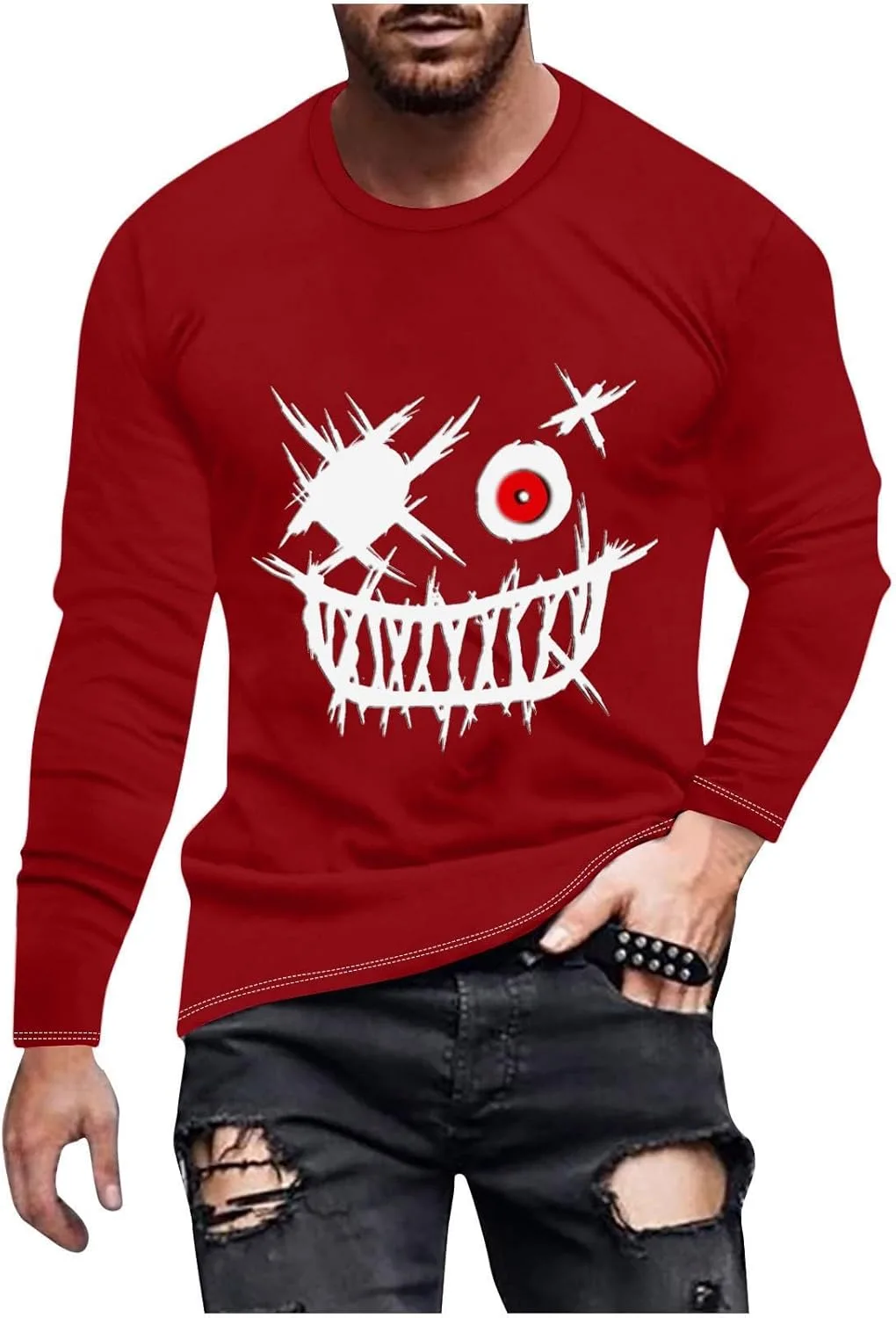 Футболка с принтом "X-Eyes-Smiling-Face Dripping Paint Graffiti" для мужчин Uillui
Футболка с принтом "X-Eyes-Smiling-Face Dripping Paint Graffiti" для мужчин Uillui