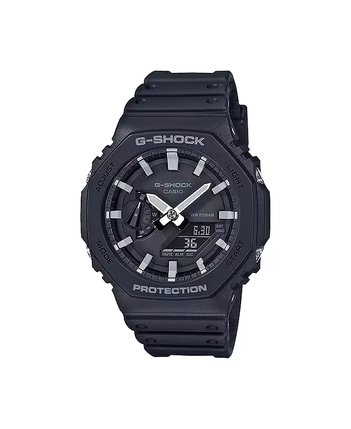 Мужские черные часы с корпусом из смолы, 45.4 мм G-Shock
Мужские черные часы с корпусом из смолы, 45.4 мм G-Shock