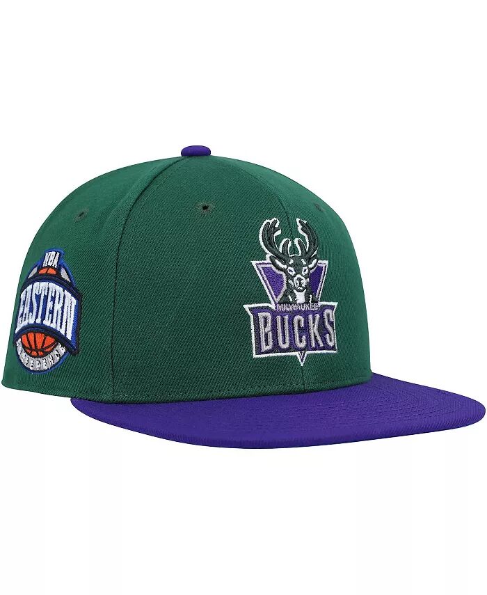 Мужская шляпа Milwaukee Bucks Hardwood Classics Coast to Coast Fitted, цвет охотничий зеленый, фиолетовый Mitchell & Ness
Мужская шляпа Milwaukee Bucks Hardwood Classics Coast to Coast Fitted, цвет охотничий зеленый, фиолетовый Mitchell & Ness