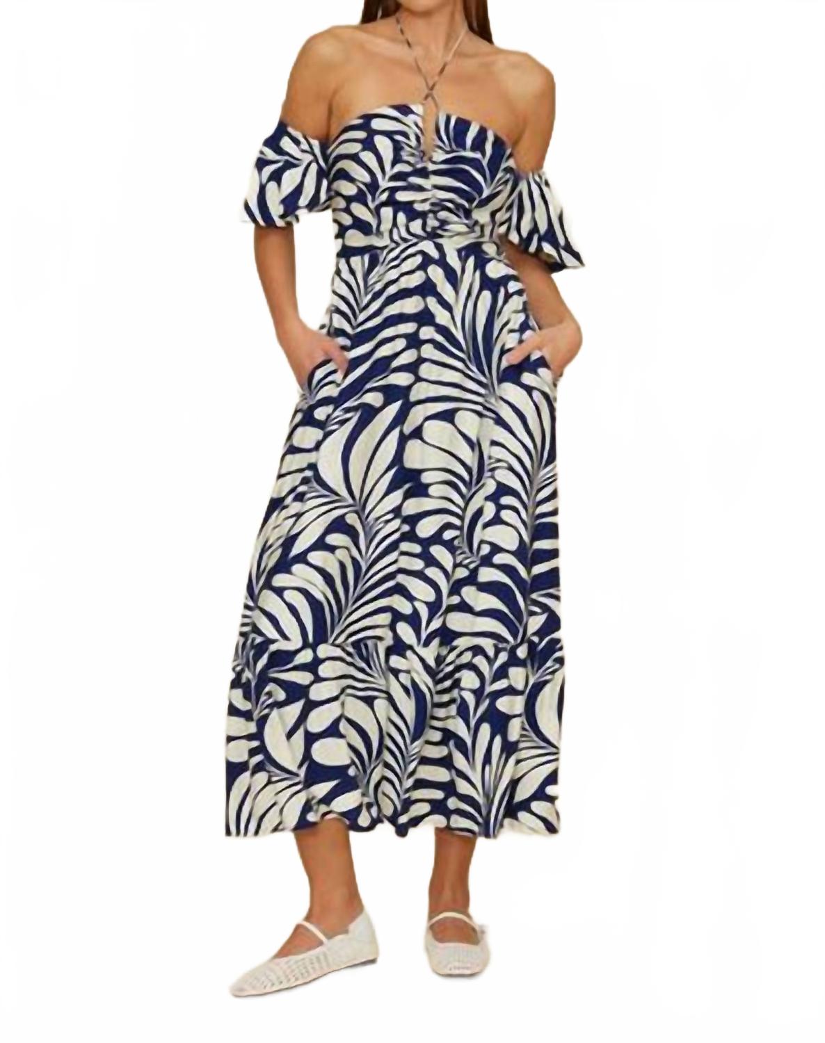 Платье миди Ophelia в темно-синем цвете LUCY PARIS
Платье миди Ophelia в темно-синем цвете LUCY PARIS