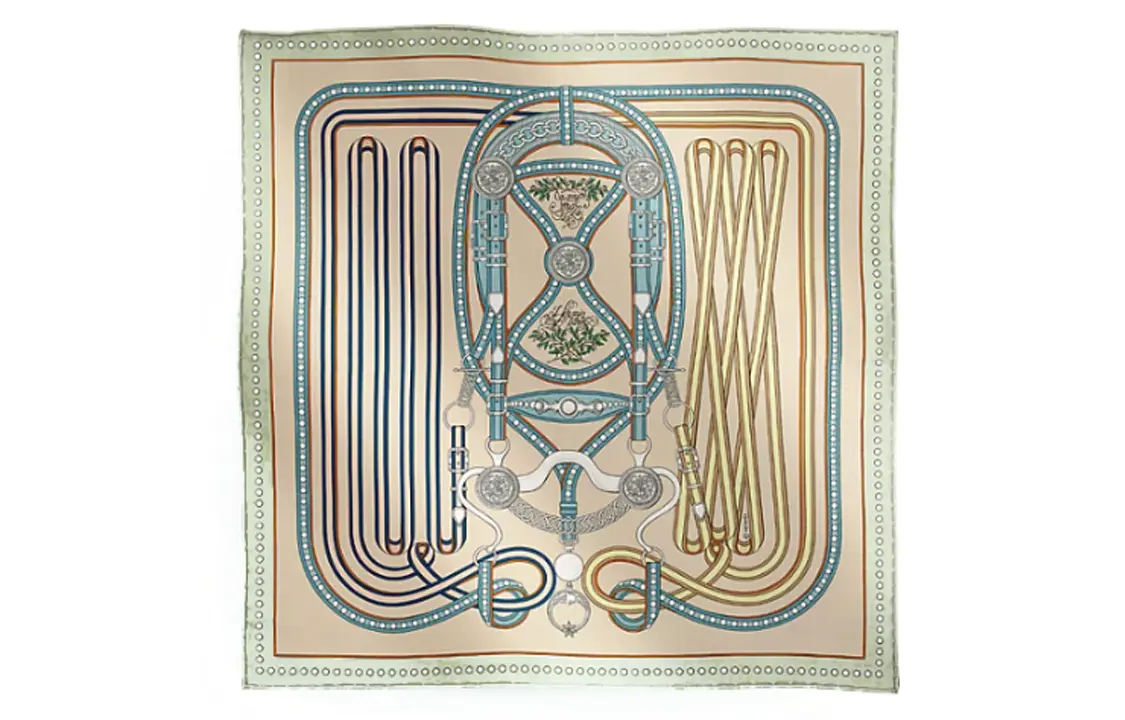 Шёлковый платок HERMES светло-зелёный
Шёлковый платок HERMES светло-зелёный