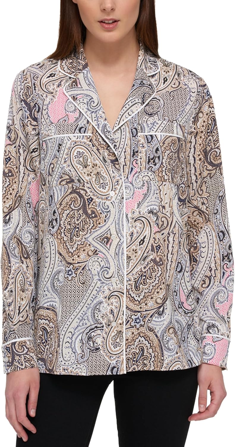 Женская бежевая рубашка Tommy Hilfiger с манжетами и воротником в стиле пейсли, Beige
Женская бежевая рубашка Tommy Hilfiger с манжетами и воротником в стиле пейсли, Beige