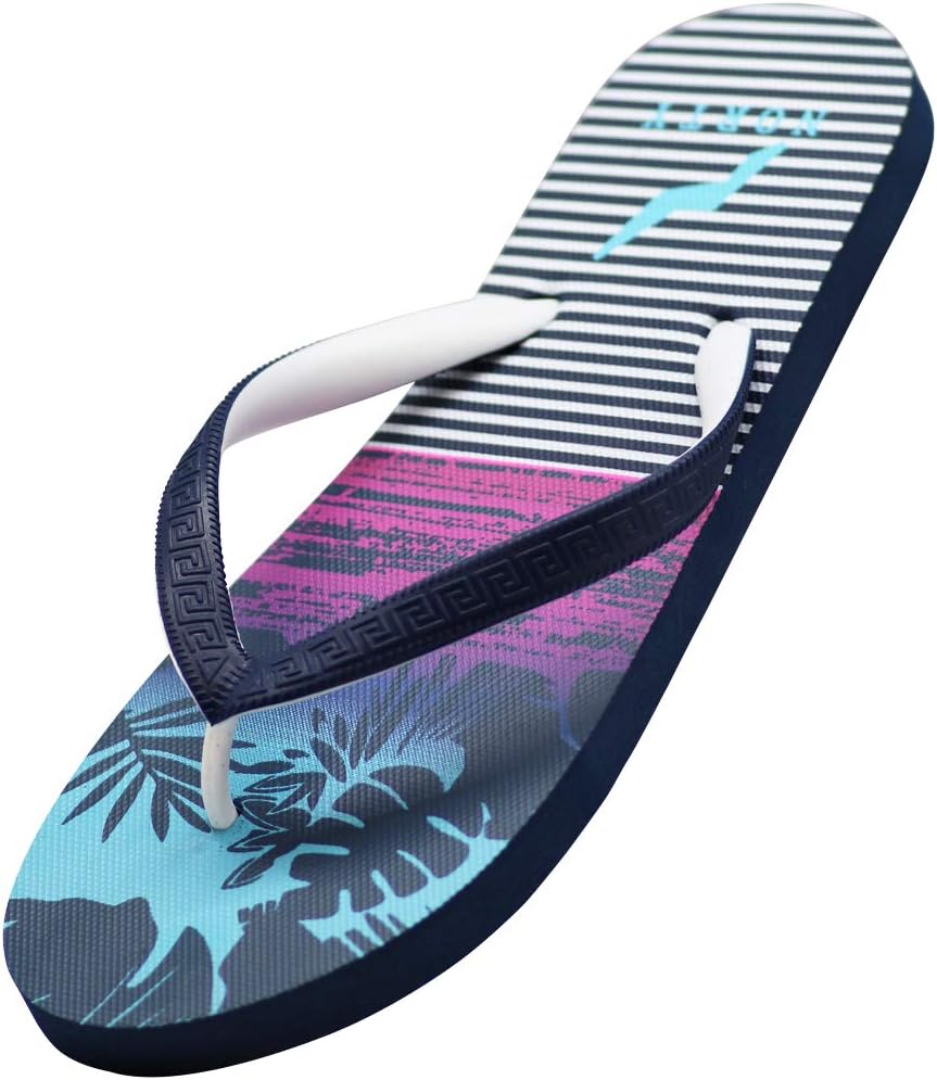 NORTY - Мужские шлепанцы с графическим принтом на плоской подошве - 3 узора - для пляжа, бассейна или повседневного ношения, темно-синий
NORTY - Мужские шлепанцы с графическим принтом на плоской подошве - 3 узора - для пляжа, бассейна или повседневного ношения, темно-синий