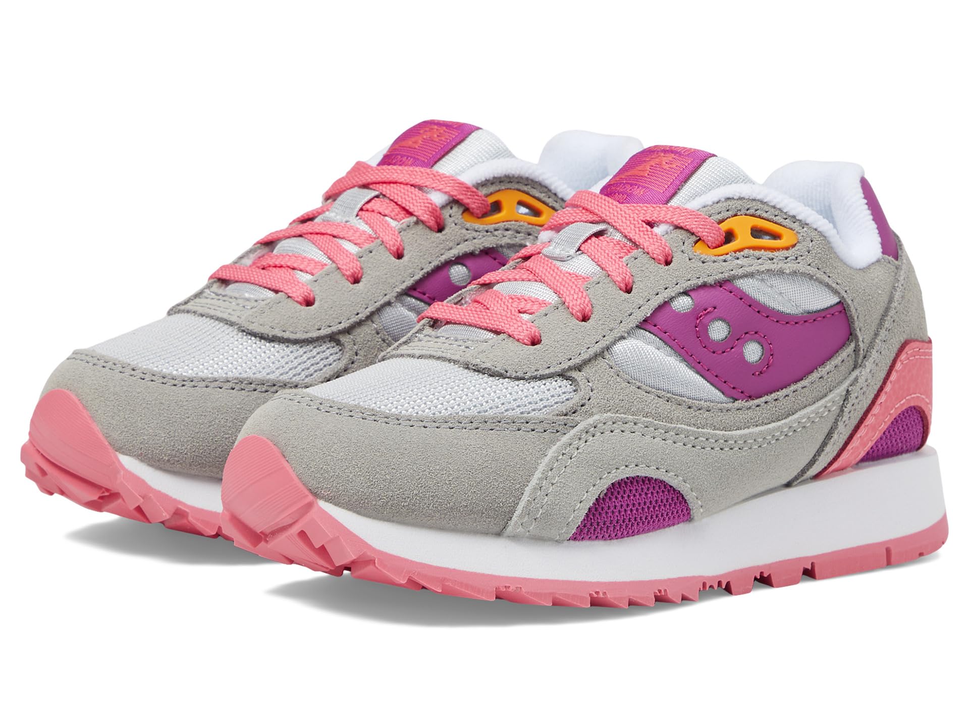 Кроссовки Saucony Kids Originals Shadow 6000, Grey/Purple/Coral
Кроссовки Saucony Kids Originals Shadow 6000, Grey/Purple/Coral