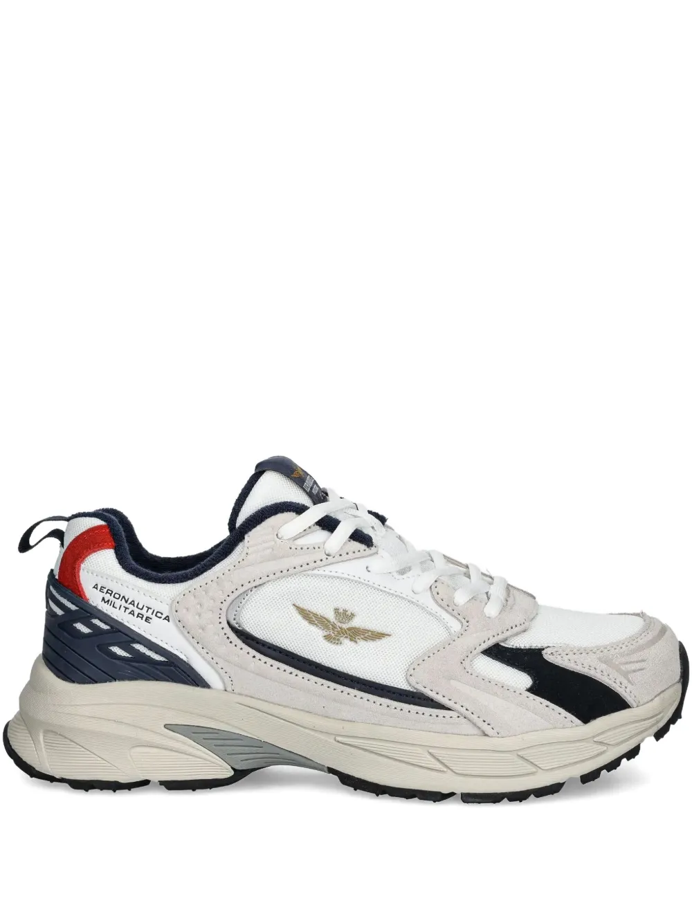 Кроссовки со вставками Aeronautica Militare, белый
Кроссовки со вставками Aeronautica Militare, белый
