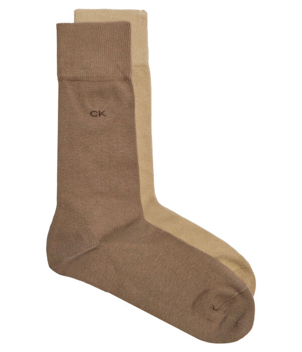 Носки мужские Calvin Klein однотонные 2 пары, бежевый
Носки мужские Calvin Klein однотонные 2 пары, бежевый