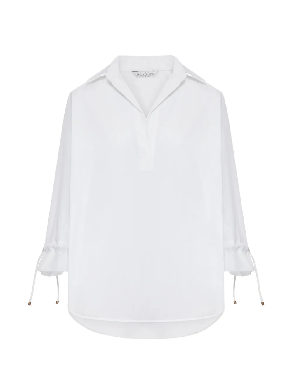Рубашка с завязками на рукавах Max Mara, белый
Рубашка с завязками на рукавах Max Mara, белый