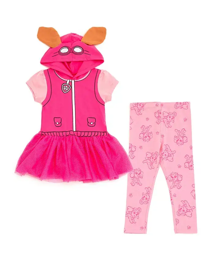 Комплект для косплея для девочек с худи-платьем и леггинсами Paw Patrol, розовый
Комплект для косплея для девочек с худи-платьем и леггинсами Paw Patrol, розовый