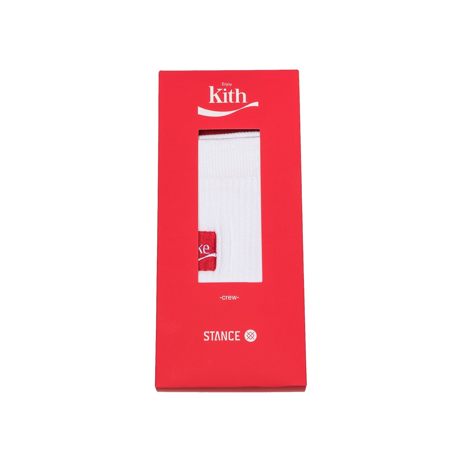 Носки Kith x Coca-Cola x Stance Crew, Белые
Носки Kith x Coca-Cola x Stance Crew, Белые