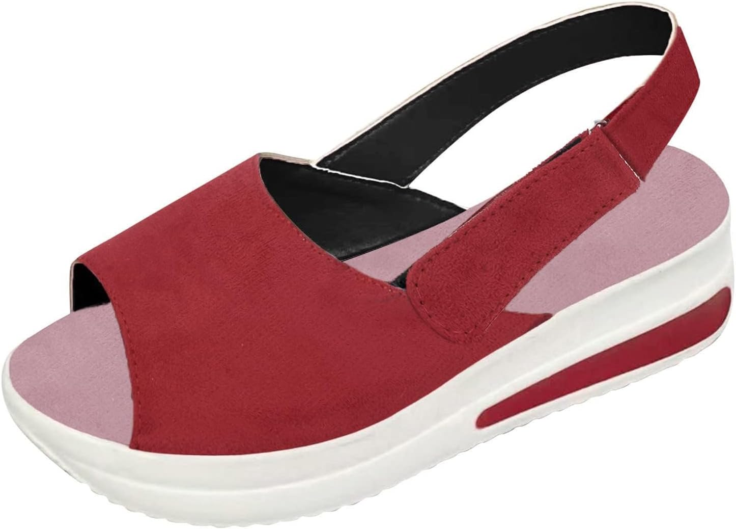 Женские сандалии на платформе, летние открытые сандалии с открытым носком, повседневные сандалии на плоской подошве, сандалии-эспадрильи с пряжкой на щиколотке, удобные, нескользящие пляжные тапочки Generic, красный
Женские сандалии на платформе, летние открытые сандалии с открытым носком, повседневные сандалии на плоской подошве, сандалии-эспадрильи с пряжкой на щиколотке, удобные, нескользящие пляжные тапочки Generic, красный