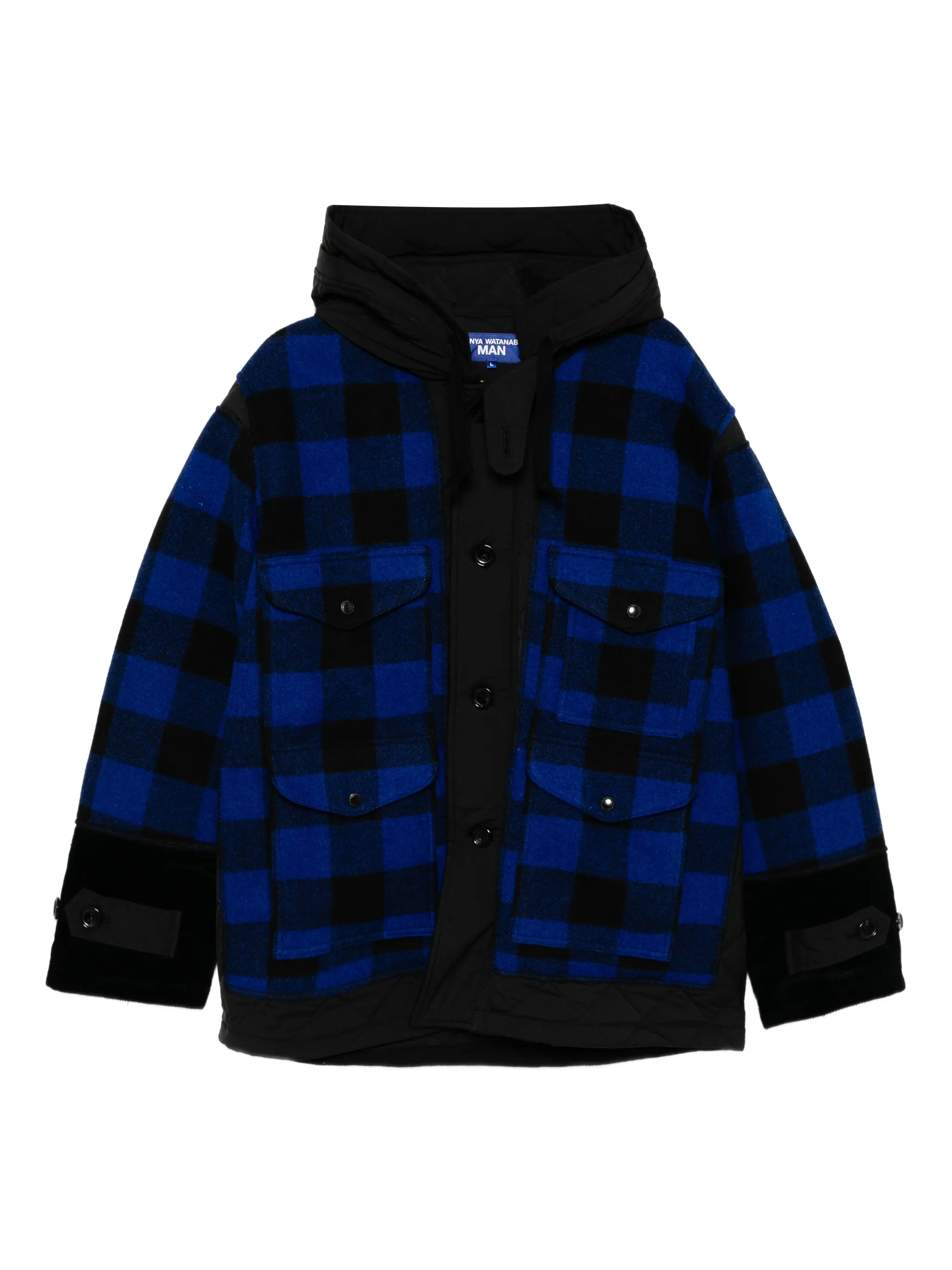 Стеганая куртка в клетку из коллаборации с Filson Junya Watanabe Man, черный
Стеганая куртка в клетку из коллаборации с Filson Junya Watanabe Man, черный